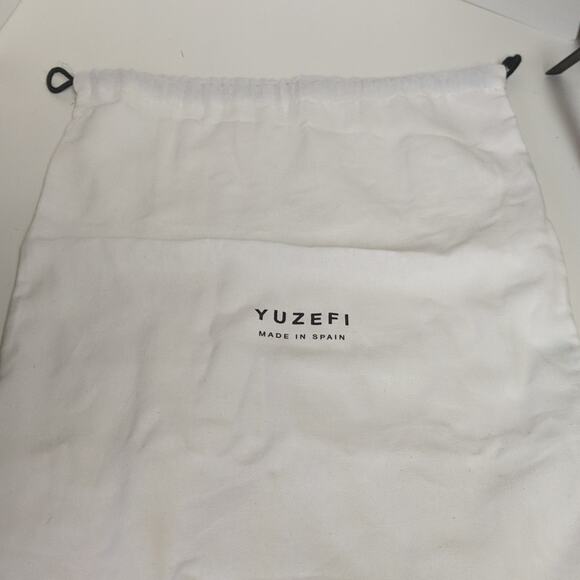 Yuzefi Delila Mini Bag Black Tan Colorblock Leather Crossbody& Chain Strap Spain - Picture 15 of 16